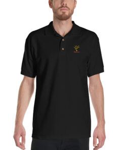 Embroidered Apple Newton Polo Shirt