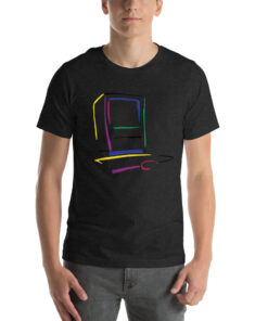 Line art Classic Mac t-shirt