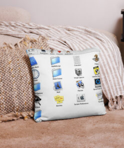 Macintosh Aqua icons Pillow